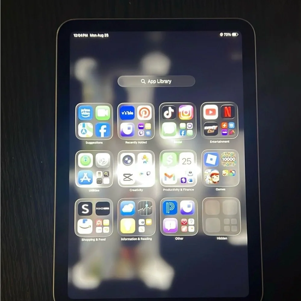 Black Tablet with Display
